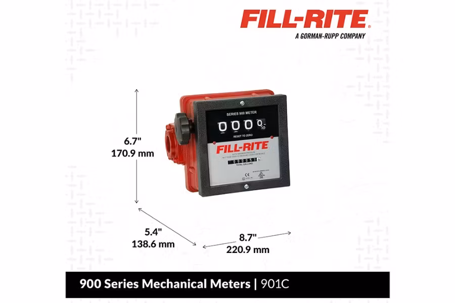 11723-fill-rite-6-40-gpm-4-digit-mechanical-fuel-transfer-meter-1.jpg Fill-Rite 6-40 GPM 4-Digit Mechanical Fuel Transfer Meter