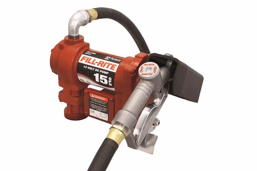 FILL-RITE Rotary Vane Pump, 1/4 HP, 12V DC