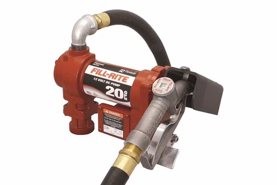 FILL-RITE Rotary Vane Pump, 1/4 HP, 12V DC