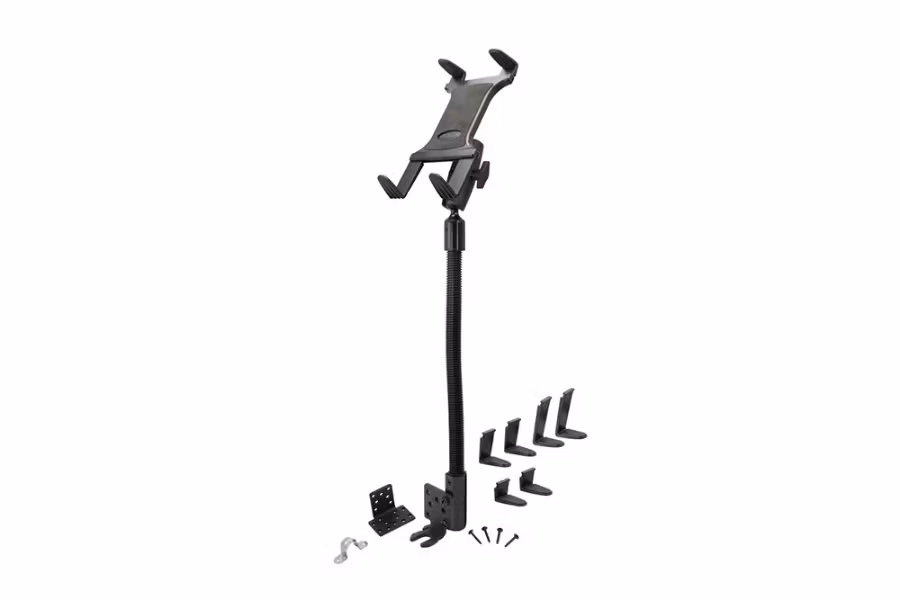 Arkon Mounts Robust Heavy-Duty Car or Truck Seat Rail or Floor Slim-Grip Tablet Mount