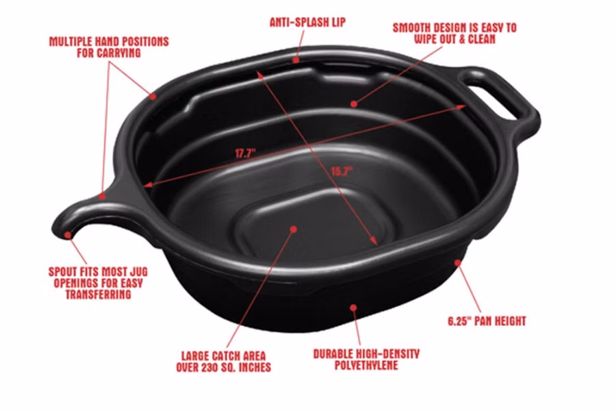 Lisle Corporation 4-1/2 Gallon Oil Pan