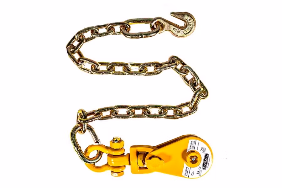 11762-safeall-snatch-block-with-chain-amp-grab-hook-1.jpg SafeAll Snatch Block with Chain & Grab Hook