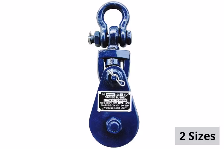 B/A Products Snatch Blocks w/ Swivel Shackle