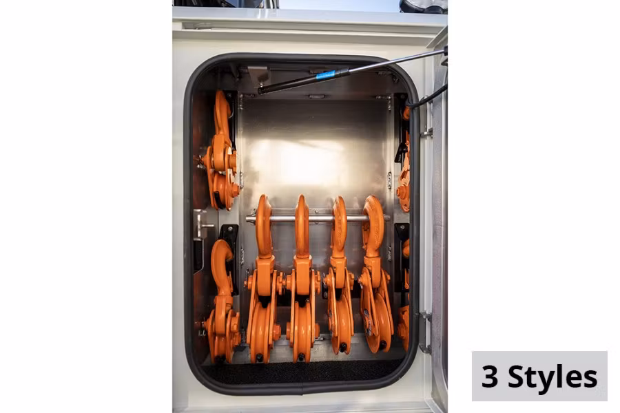 Miller Snatch Block Storage Rack