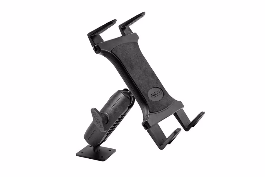 Arkon Mounts Slim-Grip Tablet Holder with Drill Base Mount for iPad, Note, Tab