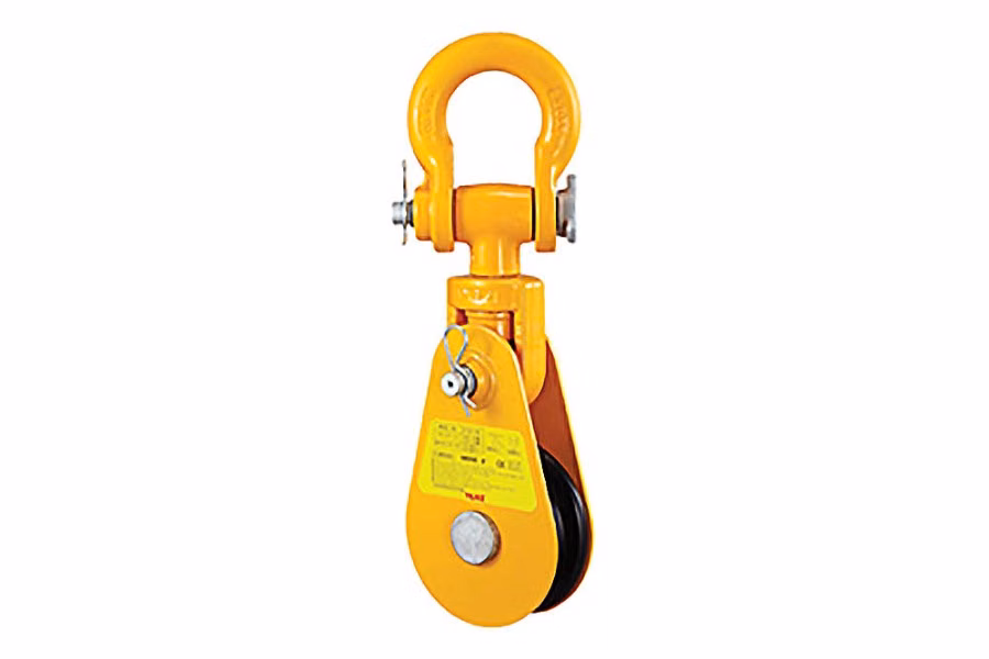 Yoke Alloy Snatch Block with Swivel Shackle