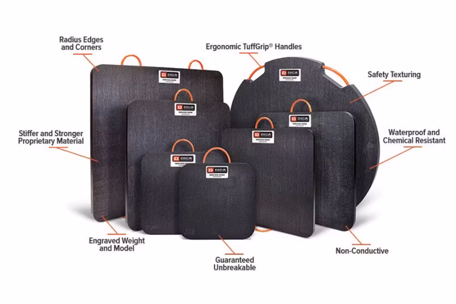 Dica Safety Tech Heavy Duty Round Outrigger Pads