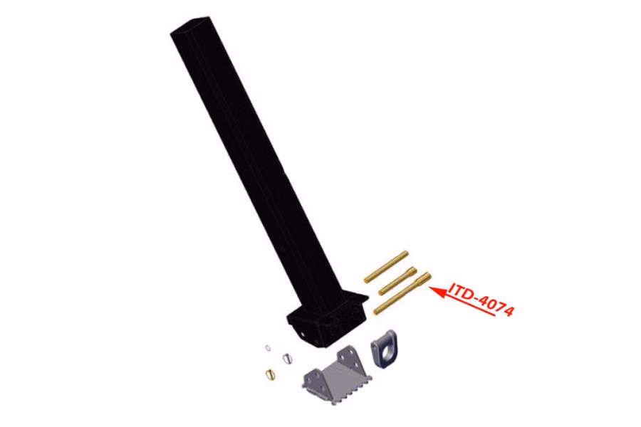 In The Ditch Inner Leg Assembly Removable Foot Pin