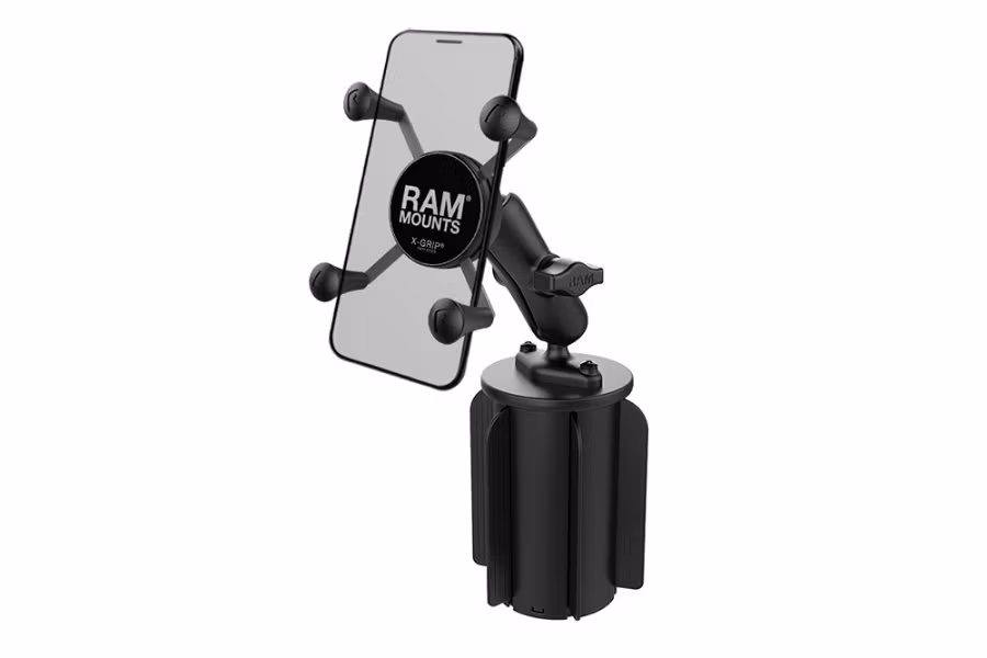 RAM Mounts X-Grip Phone Mount with RAM-A-CAN II Cup Holder Base
