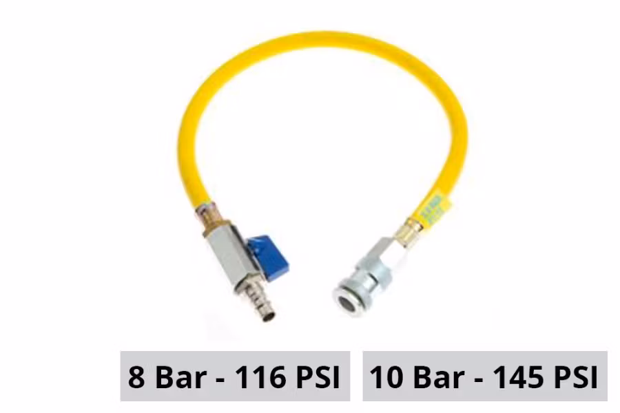 Sava Hose with Shut Off Valve