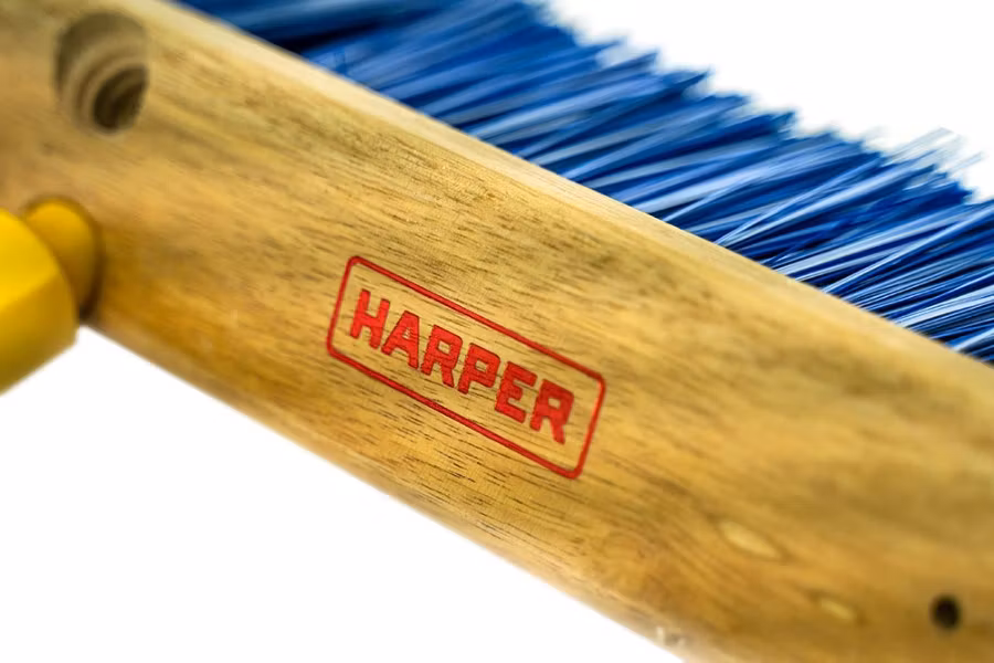 Zip's 18" Wide Broom with 60" Fiberglass Handle