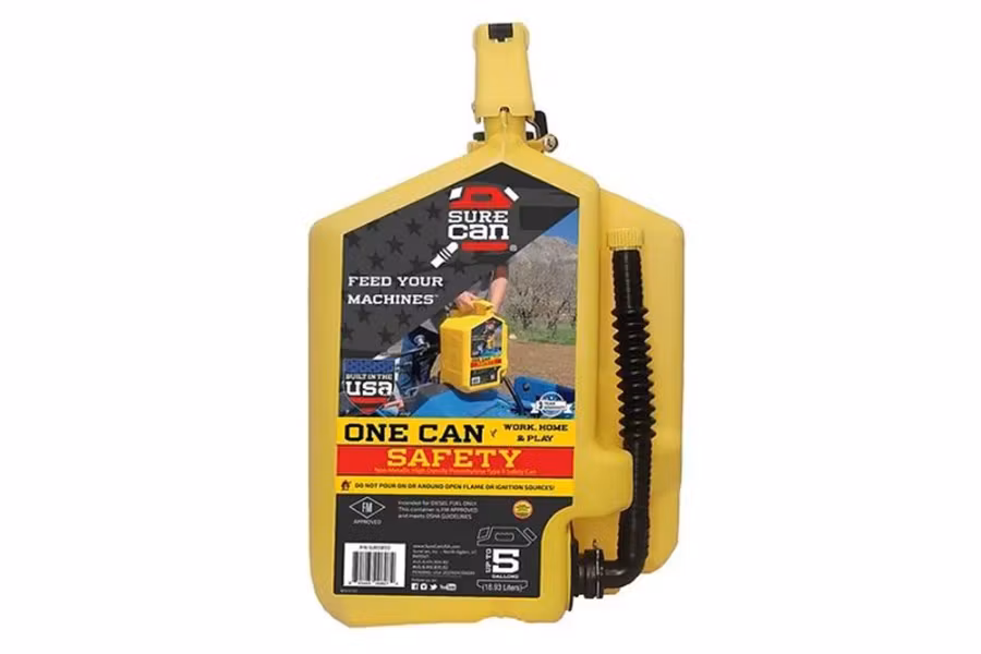 12487-surecan-5-gallon-yellow-diesel-can-1.jpg SureCan 5 Gallon Yellow Diesel Can