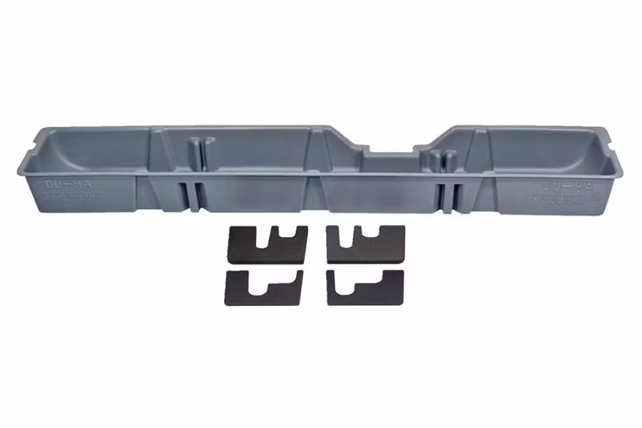 DUHA Gray UnderSeat Storage Solution for 2011+ Ford SuperDuty Supercabs