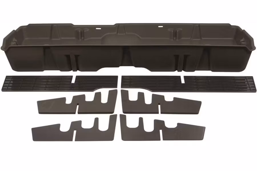 DUHA Dark Gray Rear Underseat Storage Solution for 2007-2013 GM Ext Cab Trucks