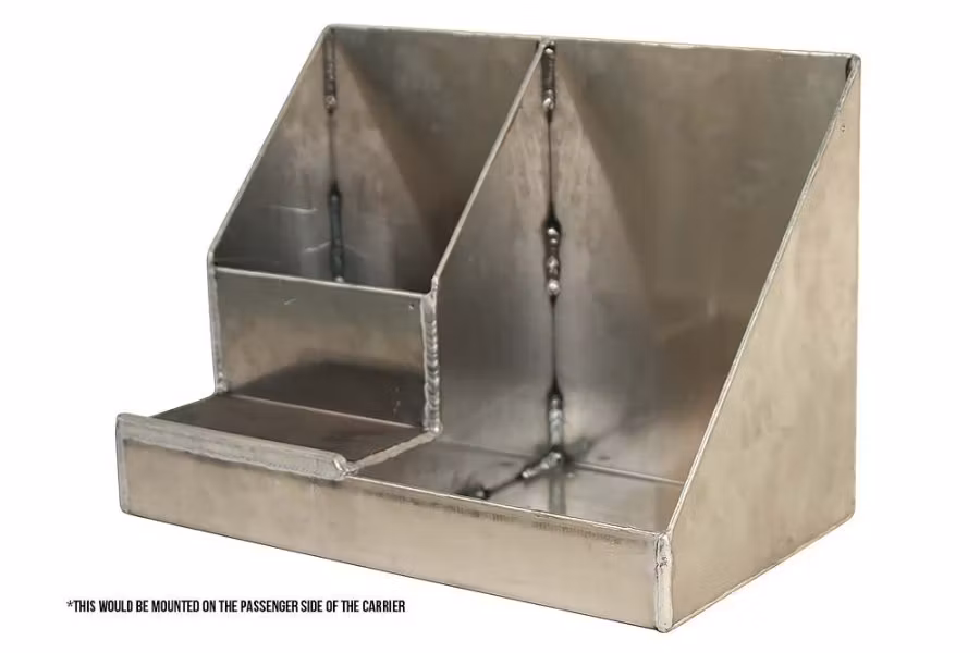 Zip's Custom Gas & Garbage Can Holder w/ Step