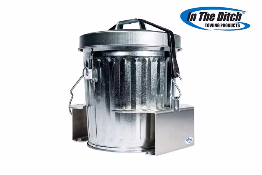 In The Ditch Adjustable Trash Can Mount