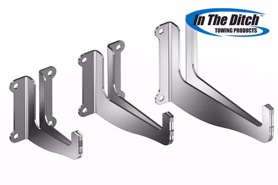 In the Ditch 4-Hole Aluminum Wall Hooks