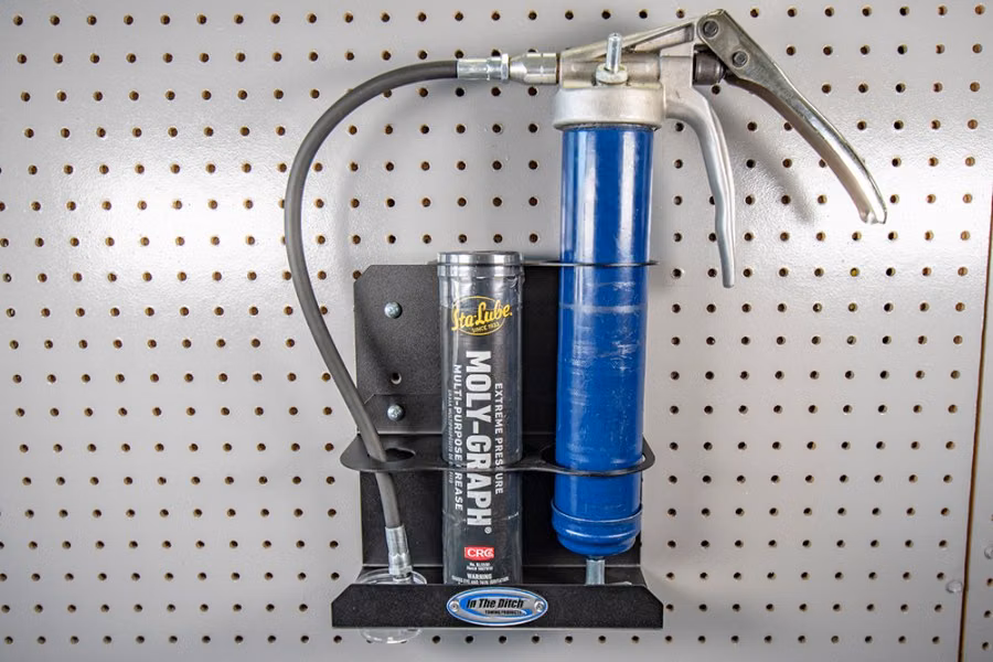 In The Ditch Grease Gun Holder Wall Mounted