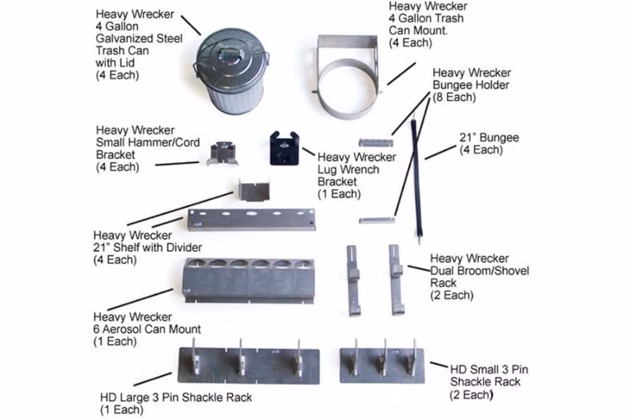 Miller Heavy Duty Wrecker Accessory Tool Holder Kit