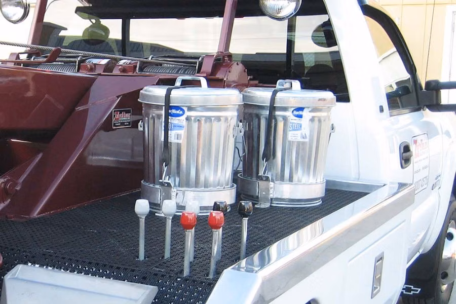 Zip's Custom 6 Gallon Trash Can Bracket