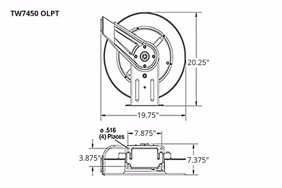 12891-reelcraft-tw-series-welding-hose-reel-1.jpg Reelcraft TW Series Welding Hose Reel