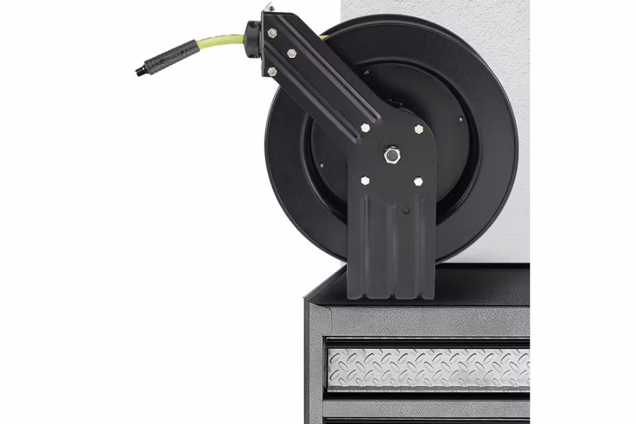 Flexzilla Retractable Air Hose Reels - Single Axle Arm Support