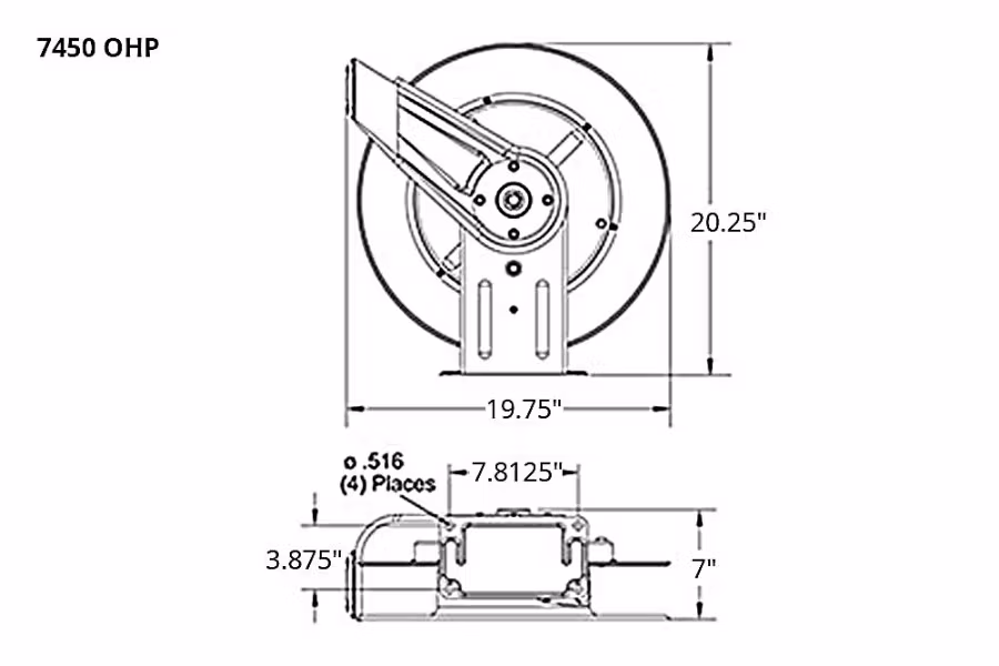 Reelcraft 7000 Series Grease Reels