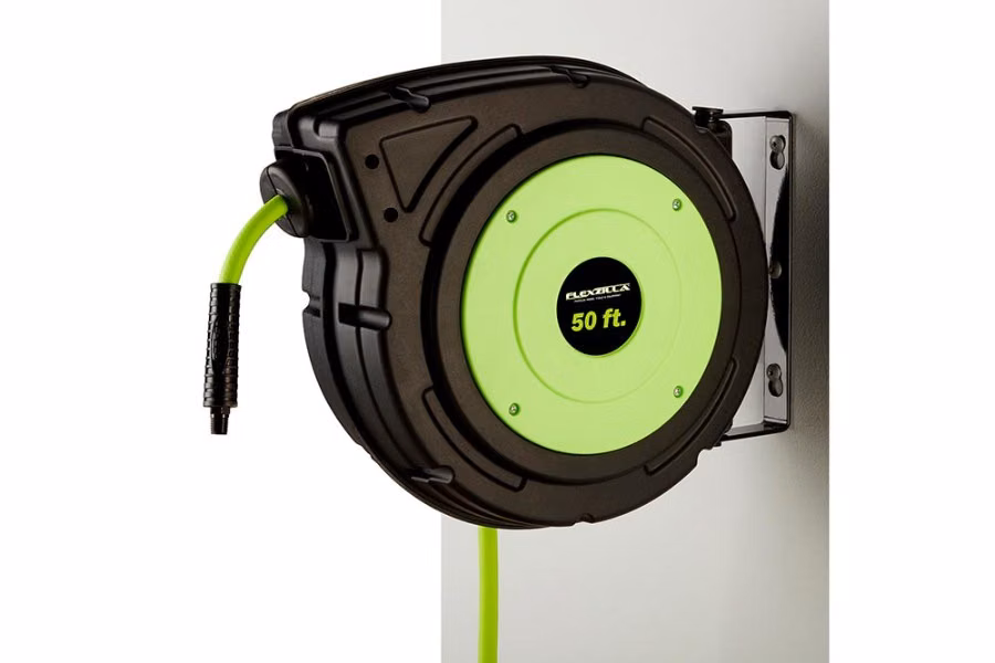 12913-flexzilla-enclosed-plastic-retractable-air-hose-reel-3-8-quot-x-50-x27-1.jpg Flexzilla Enclosed Plastic Retractable Air Hose Reel, 3/8" x 50'