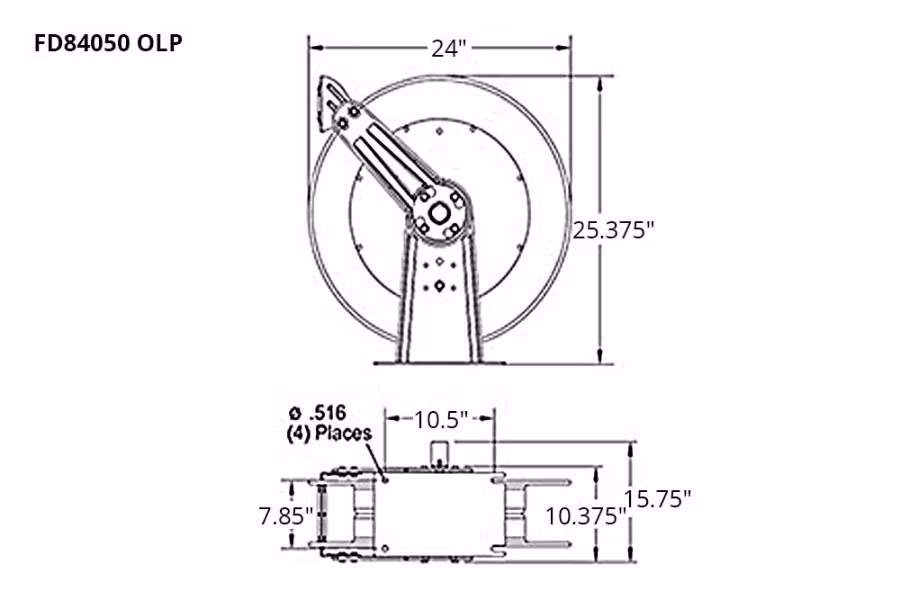 Reelcraft F80000 Series Fuel Hose Reels