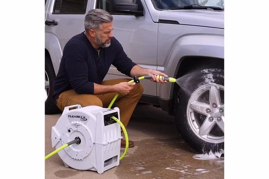 12934-flexzilla-pro-retractable-water-hose-reel-with-levelwind-technology-1.jpg Flexzilla Pro Retractable Water Hose Reel with Levelwind Technology