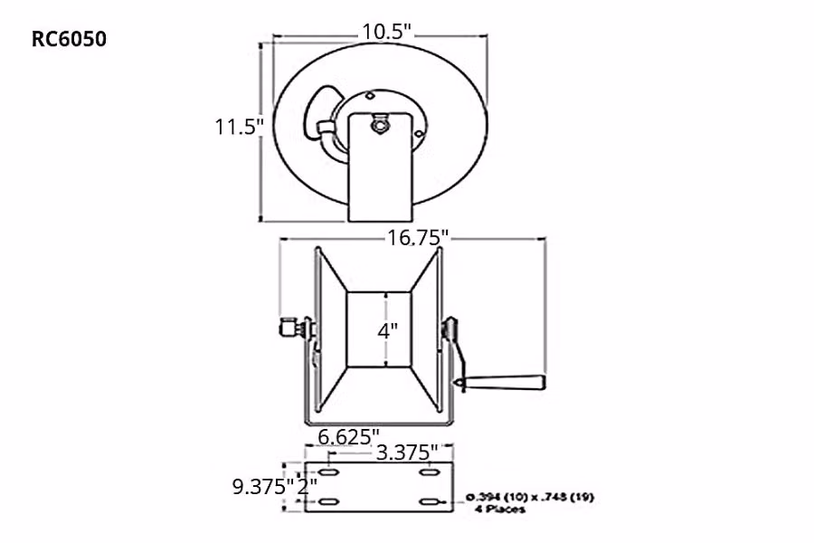 Reelcraft Hand Crank C Series Hose Reels