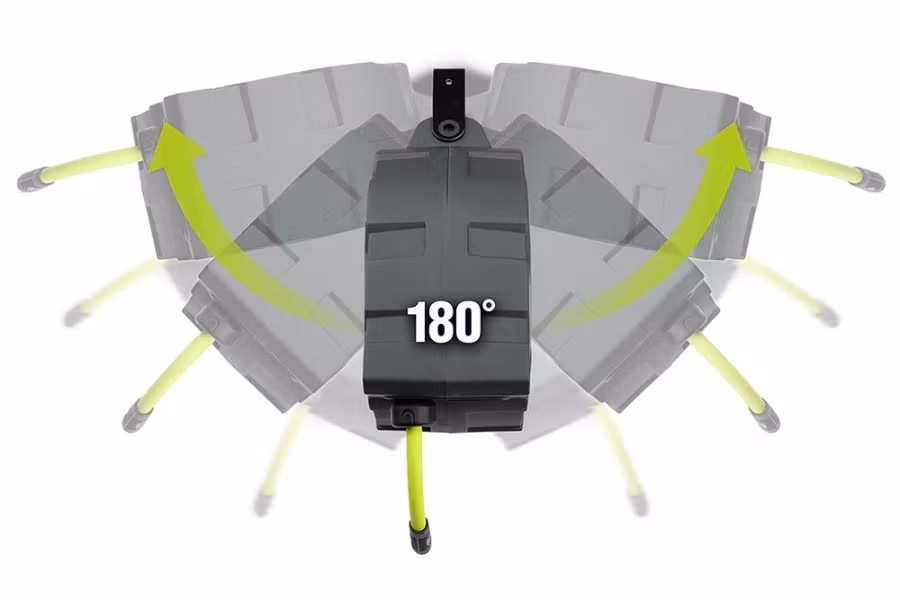 Flexzilla Enclosed Plastic Retractable Air Hose Reel