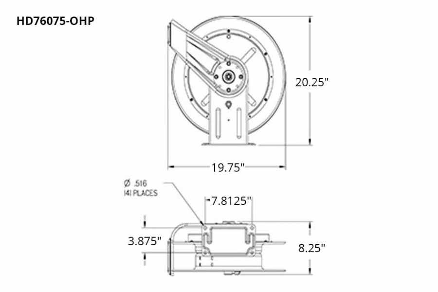 Reelcraft HD70000 Series Grease Reels