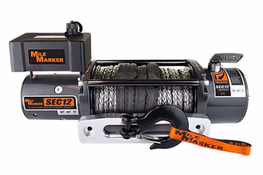 Mile Marker 12,000 lb Waterproof Electric Winch