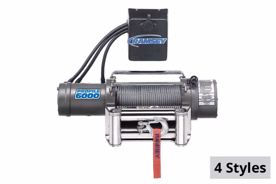 Ramsey Patriot Profile 6000R 6,000 lb. Electric Planetary Winch