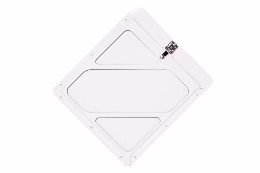 1380-incom-painted-white-placard-holder-1.jpg INCOM Painted White Placard Holder