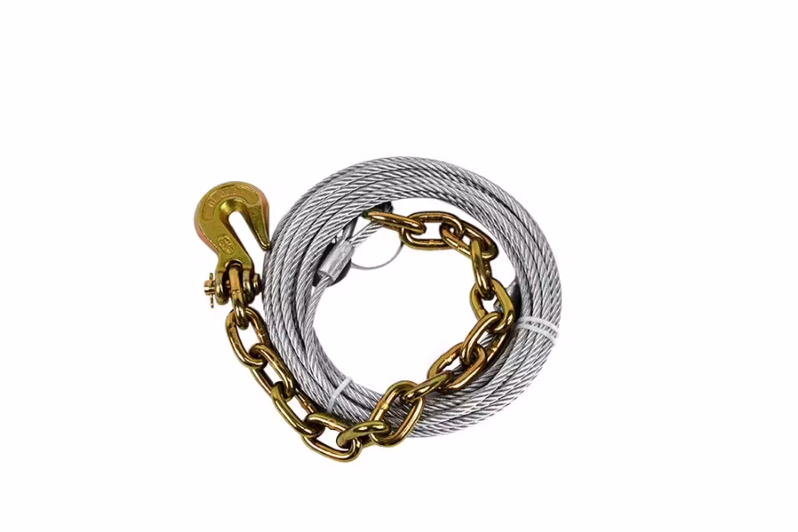 Ancra Cable Tie-Down Assembly w/ Chain and Grab Hook