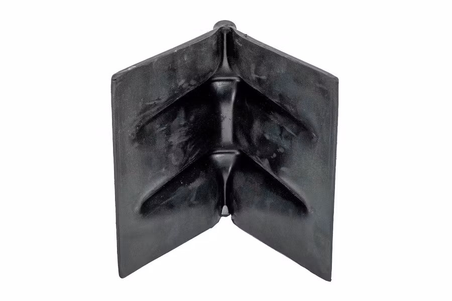 Zips Steel Corner Protector with Rubber Facing