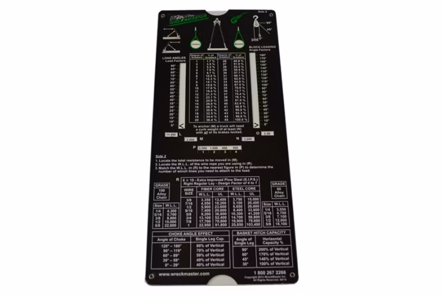 WreckMaster Resistance Load Calculator
