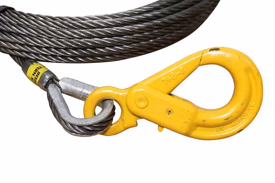 All-Grip Super Swaged Winch Cable w/ Self Locking Eye Hook