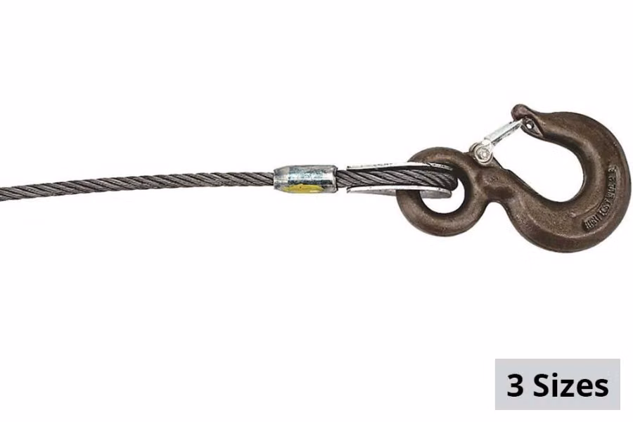 14992-lift-all-iwrc-wire-rope-w-hook-and-latch-1.jpg Lift-All IWRC Wire Rope W/ Hook and Latch