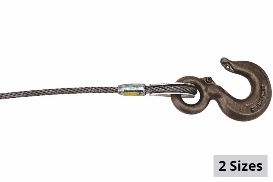 15015-lift-all-iwrc-wire-rope-w-hook-1.jpg Lift-All IWRC Wire Rope w/ Hook