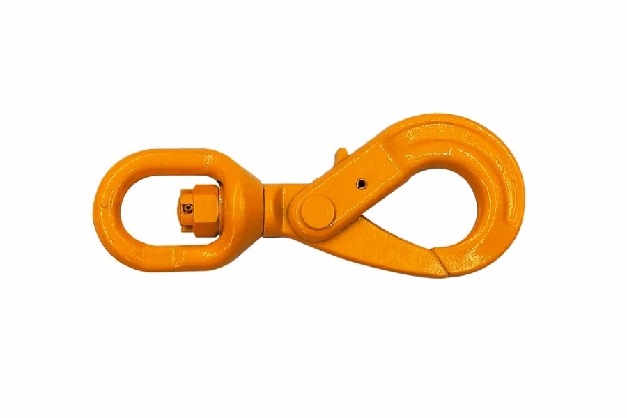 B/A Self Locking Swivel Hook, Grade 80, 5/16"