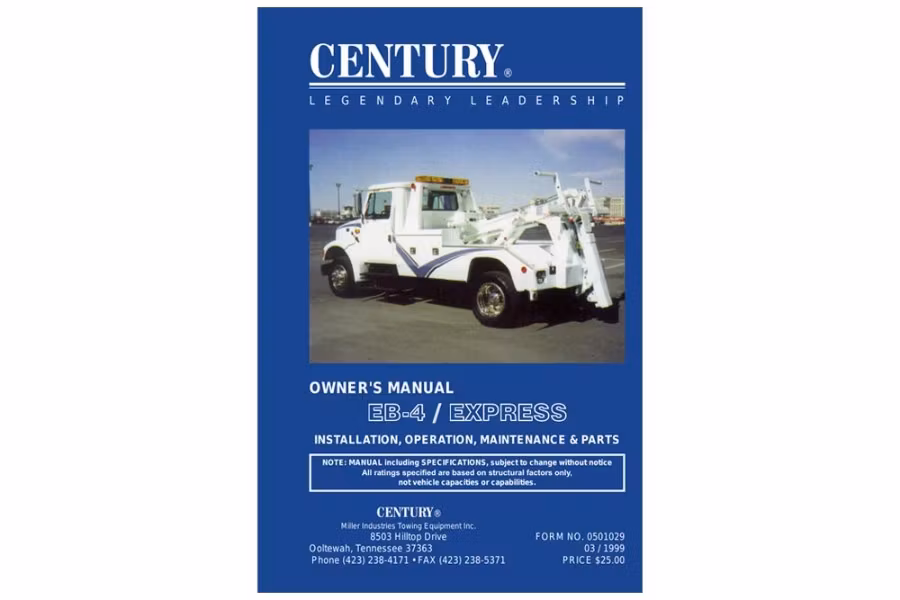 Century Express Owners Manual