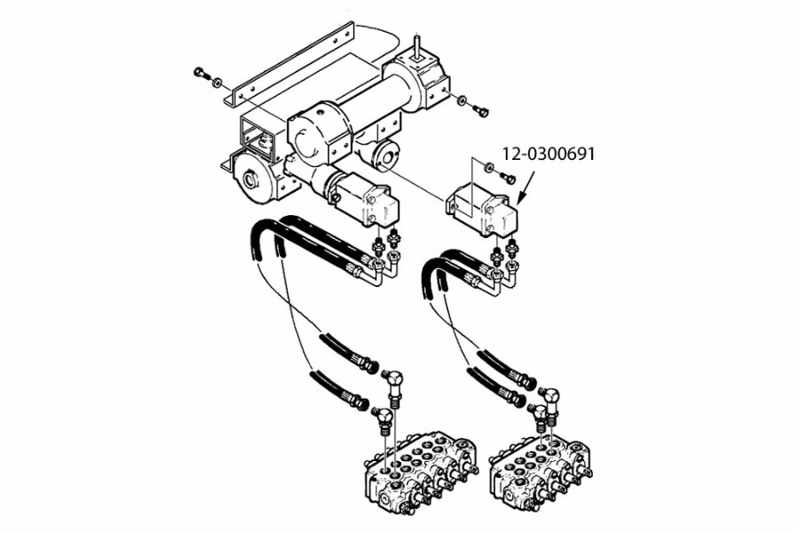 Char-Lynn Century / Challenger Winch Motor