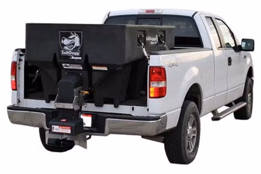 SaltDogg Black Electric Direct Drive Poly Slide In Spreader 53in