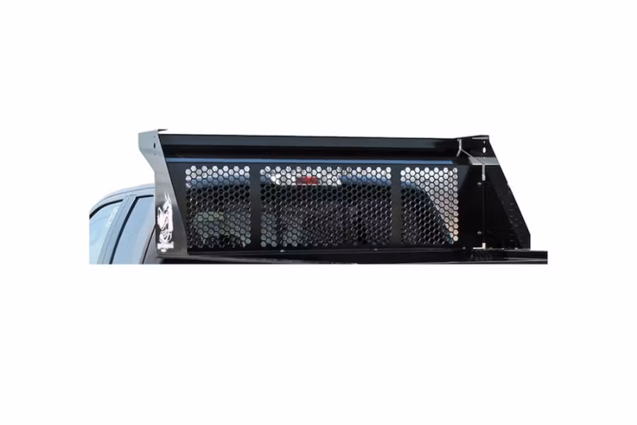 1684-dumperdogg-black-steel-bolt-on-cab-guard-use-w-steel-instert-1.jpg DumperDogg Black Steel Bolt-On Cab Guard (Use w/Steel Instert)