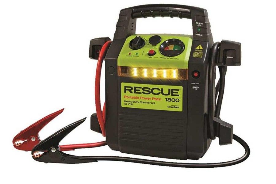 Quick Cable Rescue Portable Jump-Start Pack Rescue Model 1800