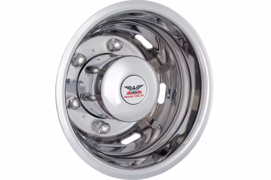 Phoenix Stainless Steel D.O.T. Sprinter Chassis Dual Wheel Simulator 15" 6 Lug 6 HH