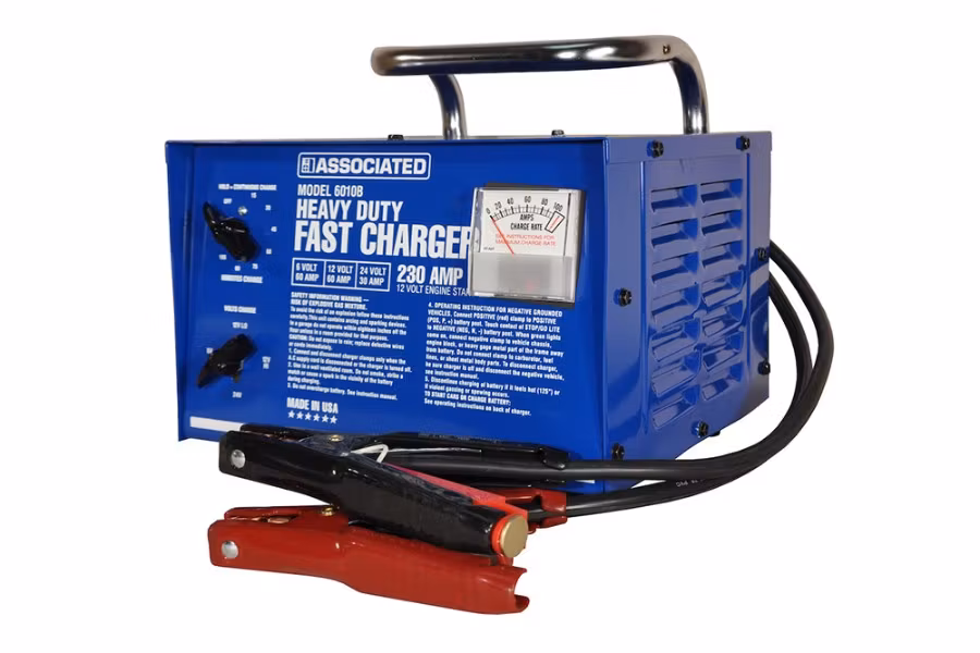Associated Portable Heavy-Duty Battery Charger
